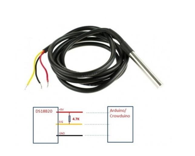DS18B20 Sensor De Temperatura Digital Encapsulado